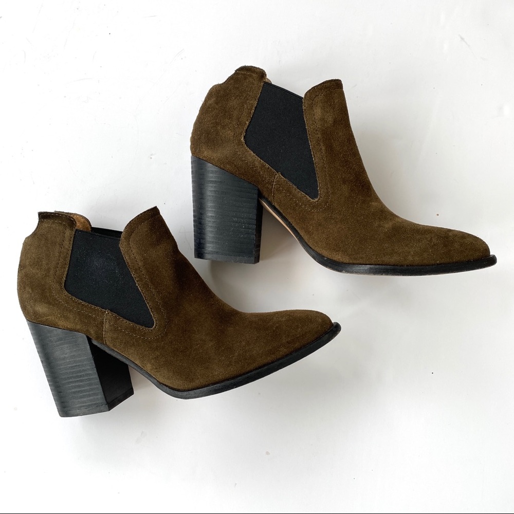 Sigerson Morrison Boots Size 8.5 Brown Suede